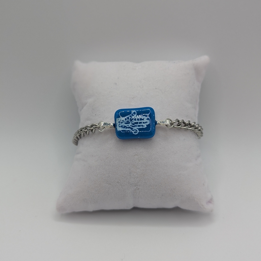 Evil Eye Hamsa Bracelet For Protection. Hand Crafted. Unisex.